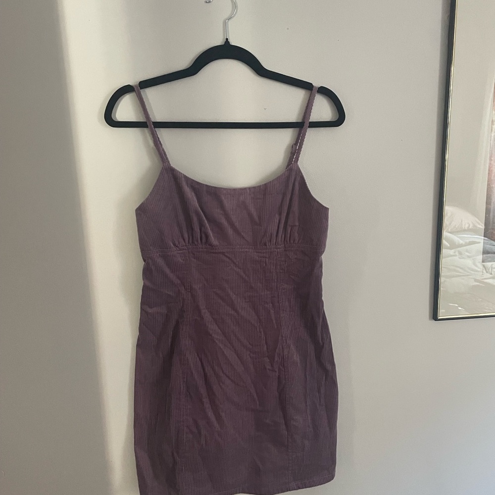 purple mini dress